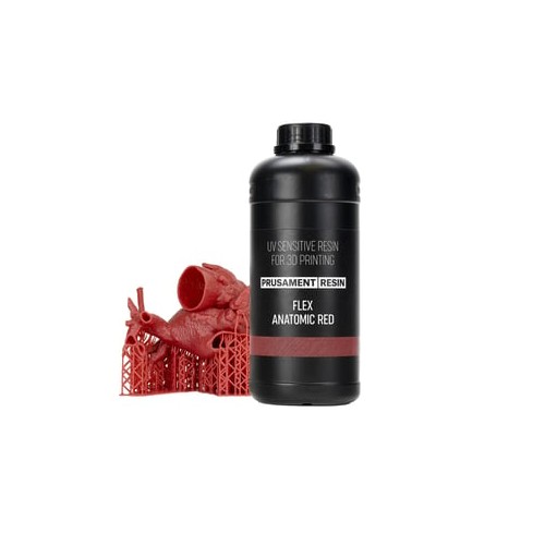 Prusament Resin Flex Anatomic Red 1kg - Żywica Prusa