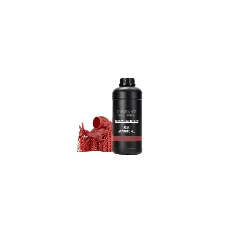 Prusament Resin Flex Anatomic Red 1kg - Żywica Prusa
