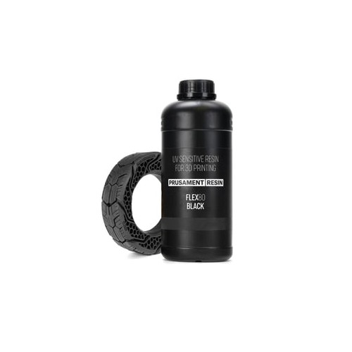 Prusament Resin Flex80 Black 1kg | Elastyczna Żywica