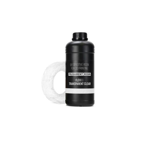 Prusament Resin Flex80 Transparent Clear 1kg | Prusa