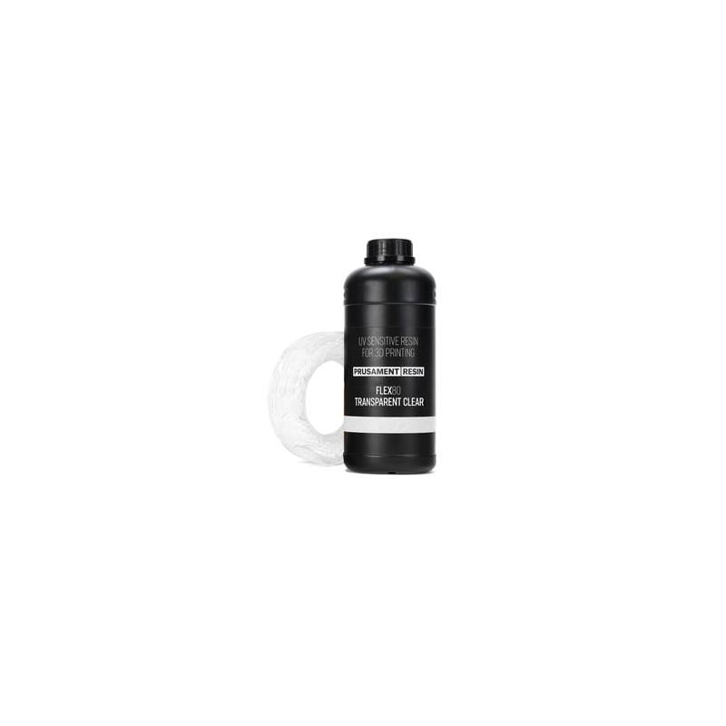 Prusament Resin Flex80 Transparent Clear 1kg | Prusa