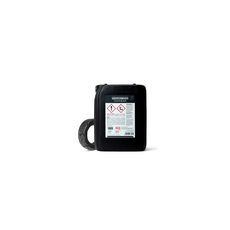 Prusament Resin Flex80 Black 5kg | Elastyczna Żywica