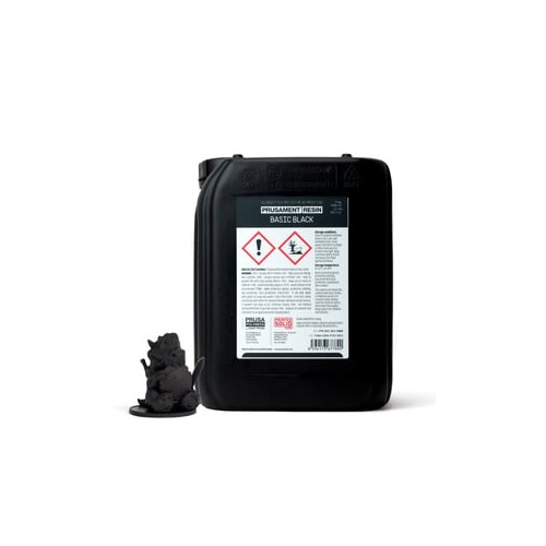 Prusament Resin Basic Black 5kg - Profesjonalna Żywica