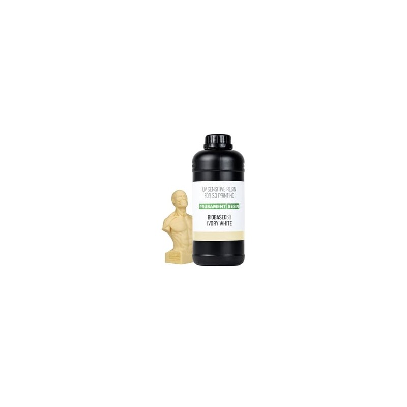 Prusament Resin BioBased60 Ivory White 1kg | SLA