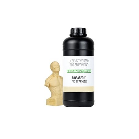Prusament Resin BioBased60 Ivory White 1kg | SLA
