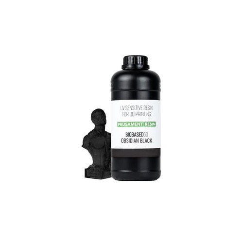 Prusament Resin BioBased60 Obsidian Black 1kg | Prusa