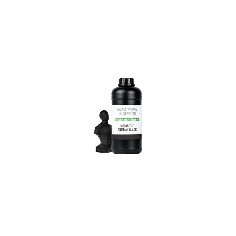 Prusament Resin BioBased60 Obsidian Black 1kg | Prusa
