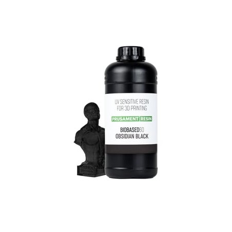 Prusament Resin BioBased60 Obsidian Black 1kg | Prusa