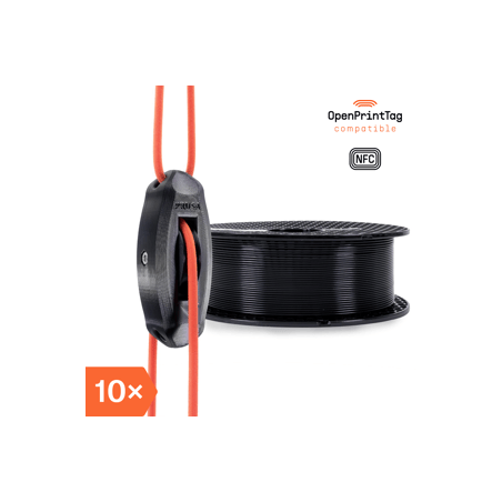 Prusament PC Blend Jet Black 900g (NFC) - Multipack 10 pcs
