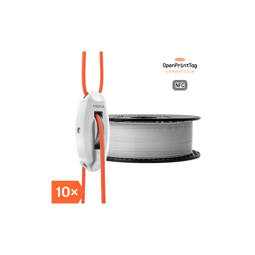 Prusament PC Blend Light Grey 900g (NFC) - Multipack 10 pcs