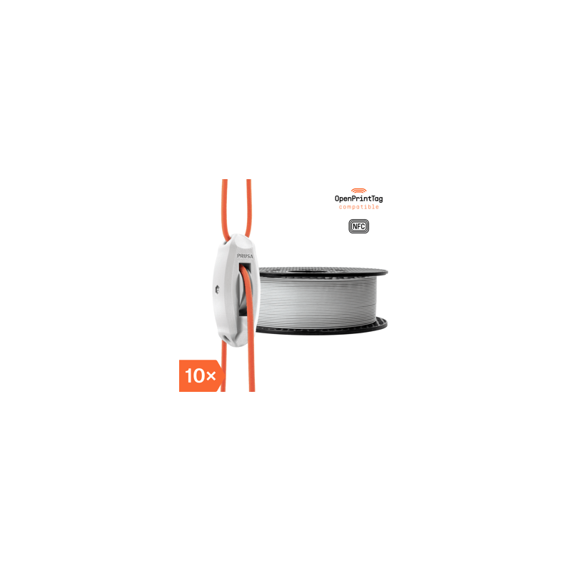 Prusament PC Blend Light Grey 900g (NFC) - Multipack 10 pcs