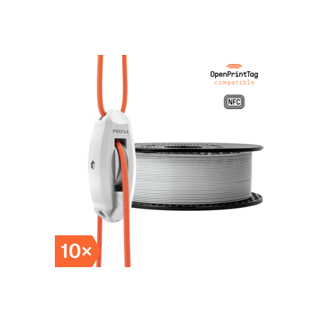 Prusament PC Blend Light Grey 900g (NFC) - Multipack 10 pcs
