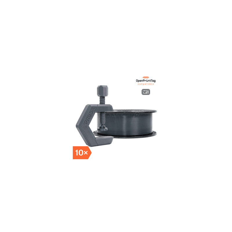 Prusament PETG Anthracite Grey 1kg (NFC) - Multipack 10 szt.