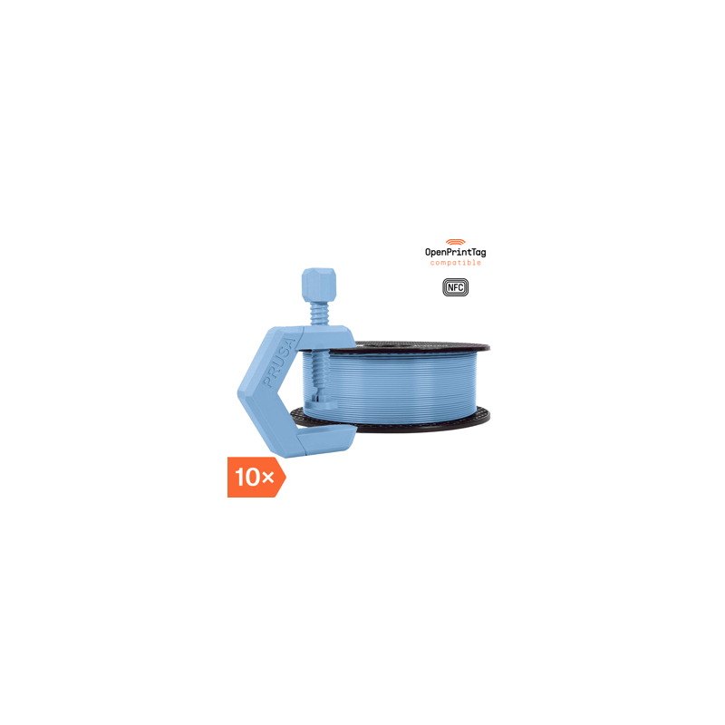 Prusament PETG Chalky Blue 1kg (NFC) - Multipack 10 szt.