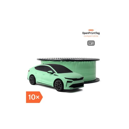 Prusament PETG Electric Green 1kg (NFC) - Multipack 10 szt.