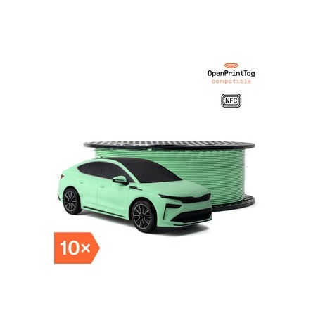 Prusament PETG Electric Green 1kg (NFC) - Multipack 10 szt.