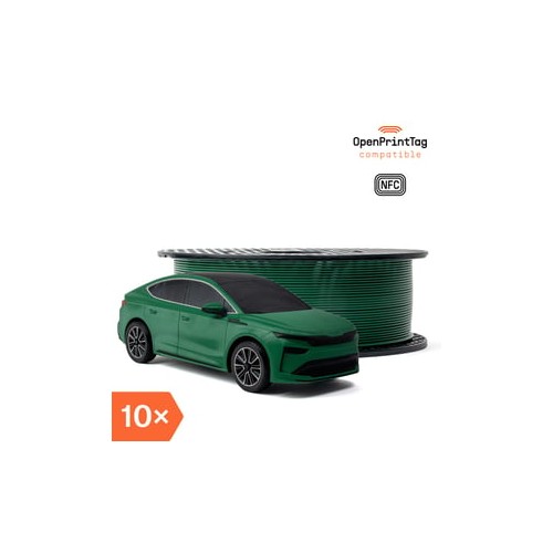Prusament PETG Emerald Green 1kg (NFC) - Multipack 10 szt.