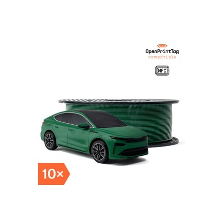 Prusament PETG Emerald Green 1kg (NFC) - Multipack 10 szt.