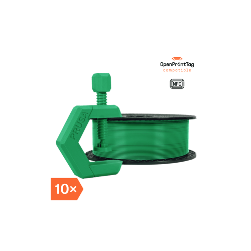 Prusament PETG Jungle Green 1kg (NFC) - Multipack 10 szt.