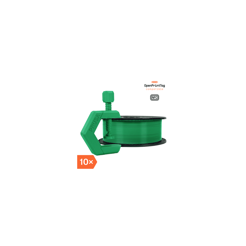 Prusament PETG Jungle Green 1kg (NFC) - Multipack 10 szt.