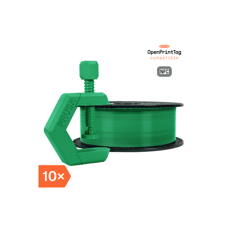 Prusament PETG Jungle Green 1kg (NFC) - Multipack 10 szt.