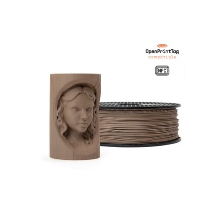 Prusament Woodfill Pastel Brown 1kg (NFC)