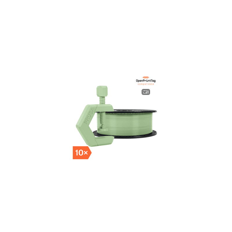 Prusament PETG Pistachio Green 1kg (NFC) - Multipack 10 szt.