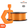 Prusament PETG Prusa Orange Transparent 1kg (NFC) - Multipack 10 szt.