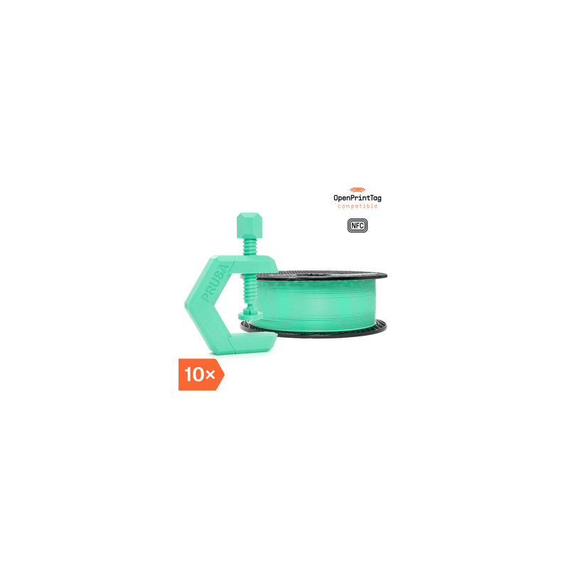 Prusament PETG Prusa Pro Green 1kg (NFC) - Multipack 10 szt.
