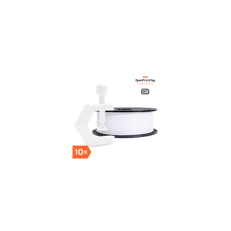 Prusament PETG Signal White 1kg (NFC) - Multipack 10 szt.