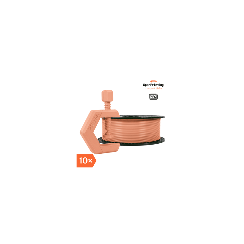 Prusament PETG Terracotta Light 1kg (NFC) - Multipack 10 szt.