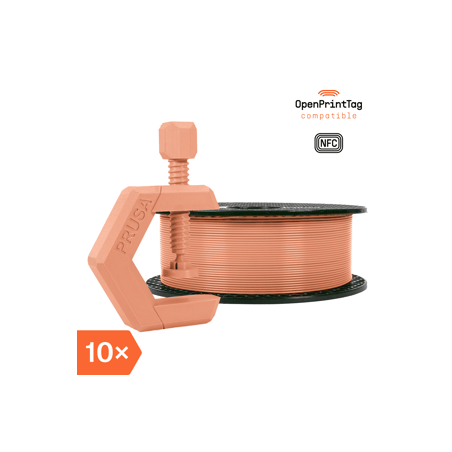 Prusament PETG Terracotta Light 1kg (NFC) - Multipack 10 szt.