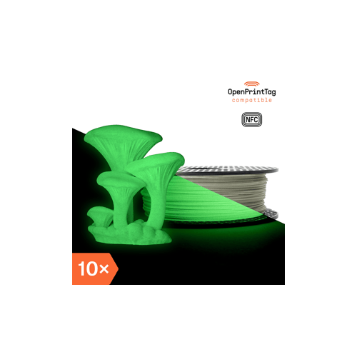 Prusament PETG Ultraglow Green 800g (NFC) - Multipack 10 pcs