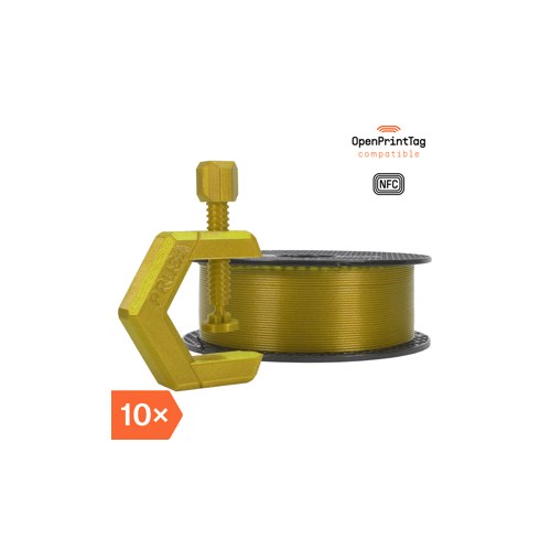 Prusament PETG Yellow Gold 1kg (NFC) - Multipack 10 szt.
