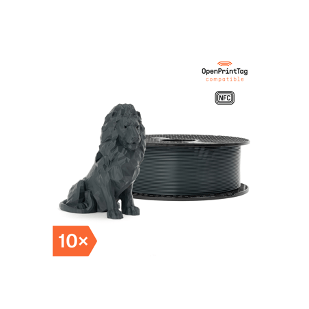 Prusament PLA Anthracite Grey 1kg (NFC) - Multipack 10 pcs