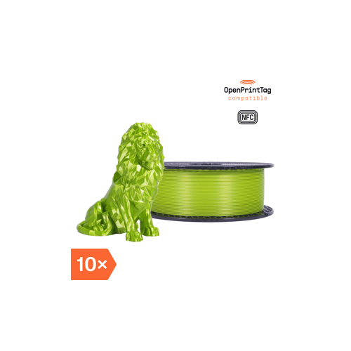 Prusament PLA Blend Lime Green 1kg (NFC) - Multipack 10 pcs