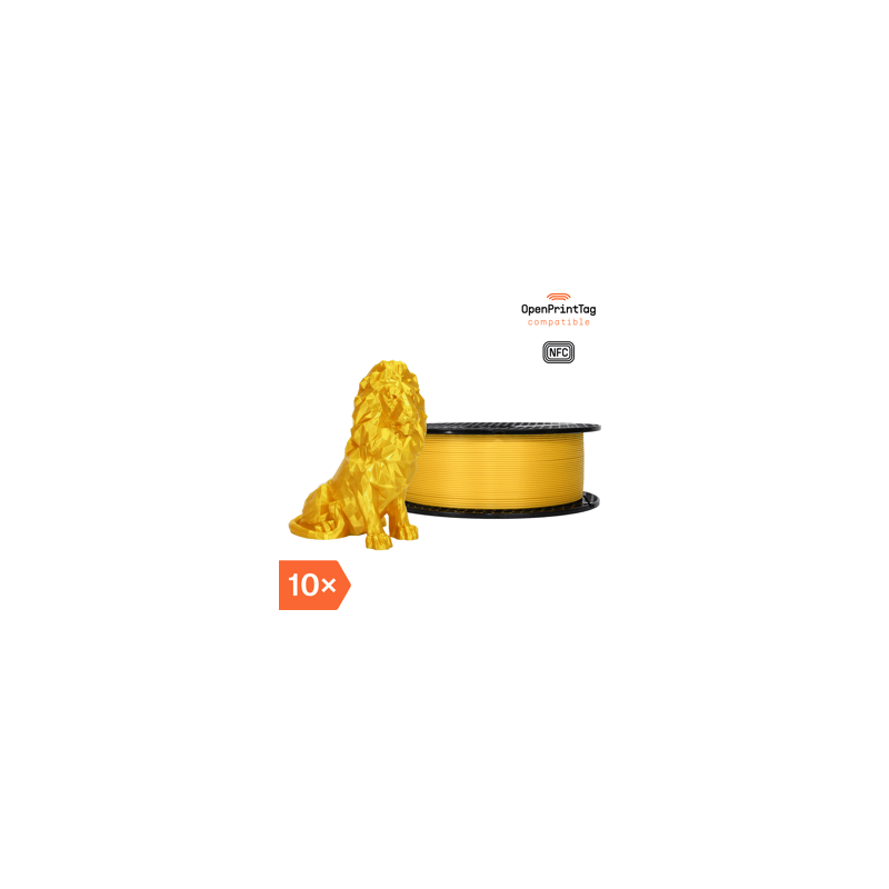 Prusament PLA Blend Oh My Gold 1kg (NFC) - Multipack 10 pcs