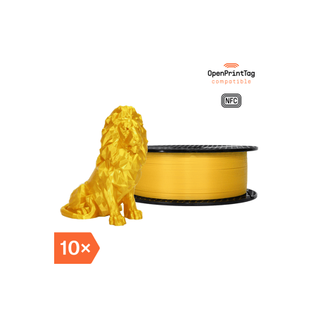 Prusament PLA Blend Oh My Gold 1kg (NFC) - Multipack 10 pcs