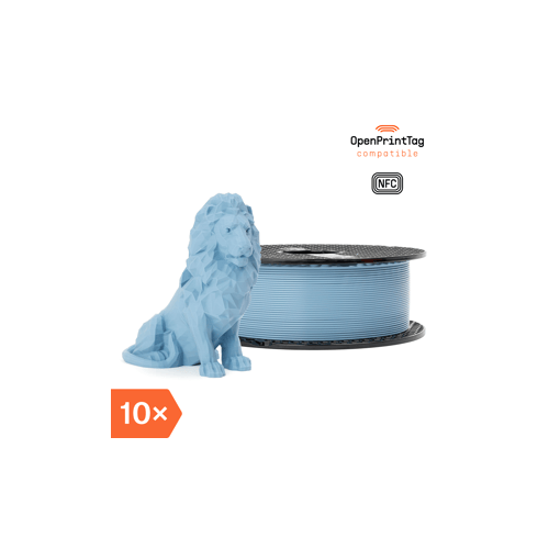 Prusament PLA Chalky Blue 1kg (NFC) - Multipack 10 pcs