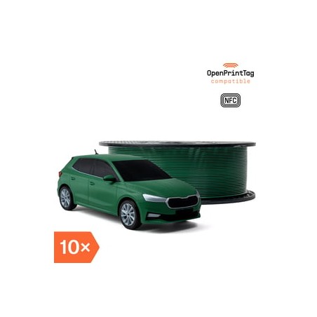 Prusament PLA Emerald Green 1kg (NFC) - Multipack 10 pcs
