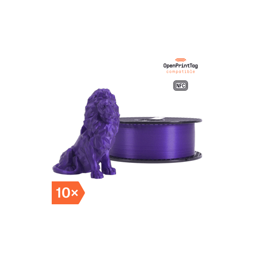 Prusament PLA Galaxy Purple 1kg (NFC) - Multipack 10 pcs