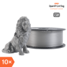 Prusament PLA Galaxy Silver 1kg (NFC) - Multipack 10 pcs