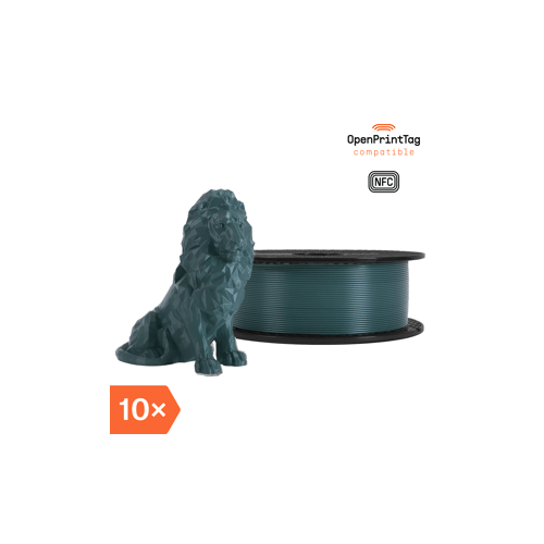 Prusament PLA Gentleman's Grey 1kg (NFC) - Multipack 10 pcs