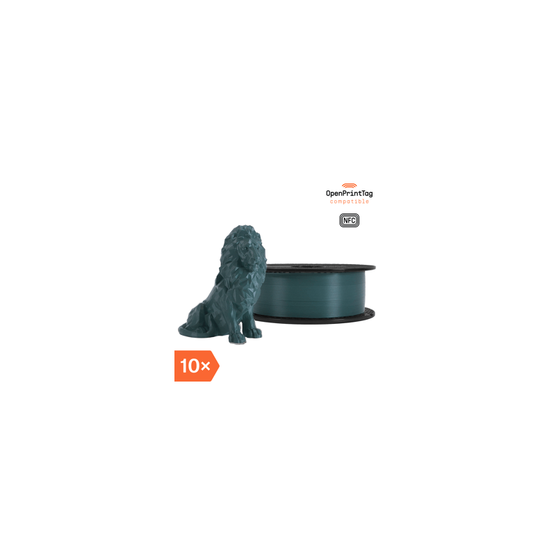 Prusament PLA Gentleman's Grey 1kg (NFC) - Multipack 10 pcs