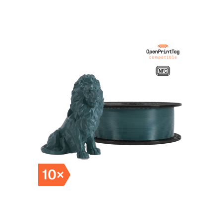 Prusament PLA Gentleman's Grey 1kg (NFC) - Multipack 10 pcs