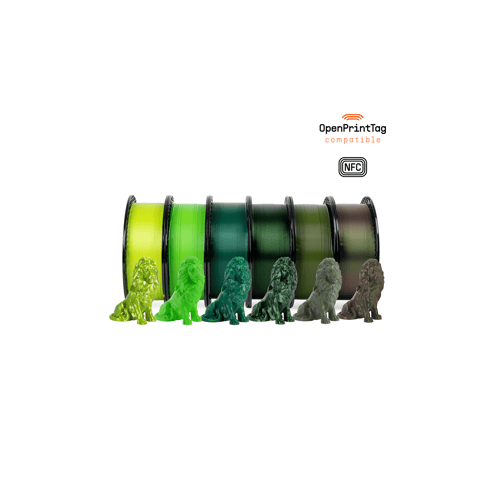 Prusament PLA Greenscale Bundle 5+1 FREE