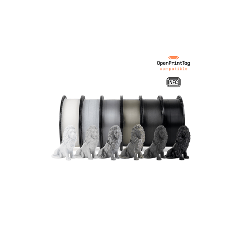 Prusament PLA Greyscale Bundle 5+1 FREE