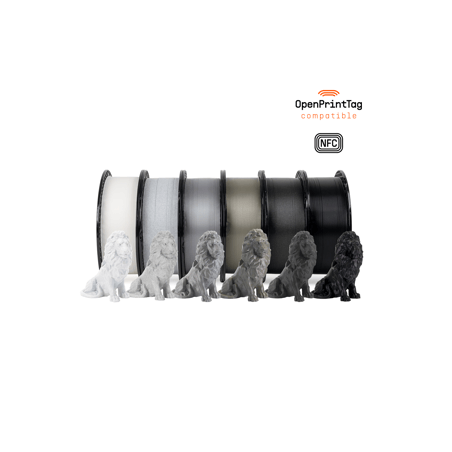 Prusament PLA Greyscale Bundle 5+1 FREE