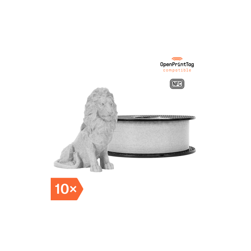 Prusament PLA Marble Grey 1kg (NFC) - Multipack 10 pcs