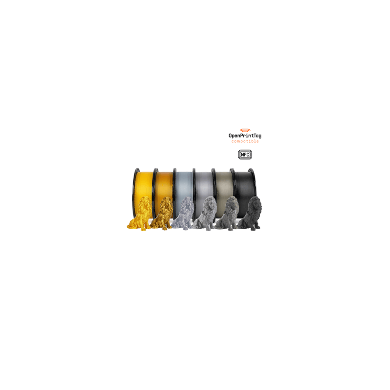 Prusament PLA Metallic Bundle 5+1 FREE